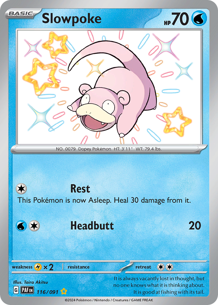 Slowpoke #116 Paldean Fates