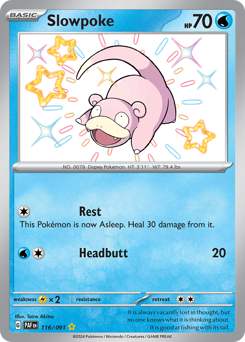 Slowpoke #116 Paldean Fates