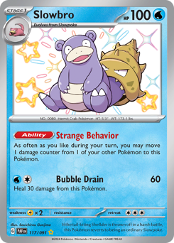 Slowbro #117 Paldean Fates