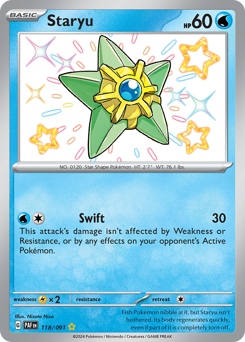 Staryu #118 Paldean Fates