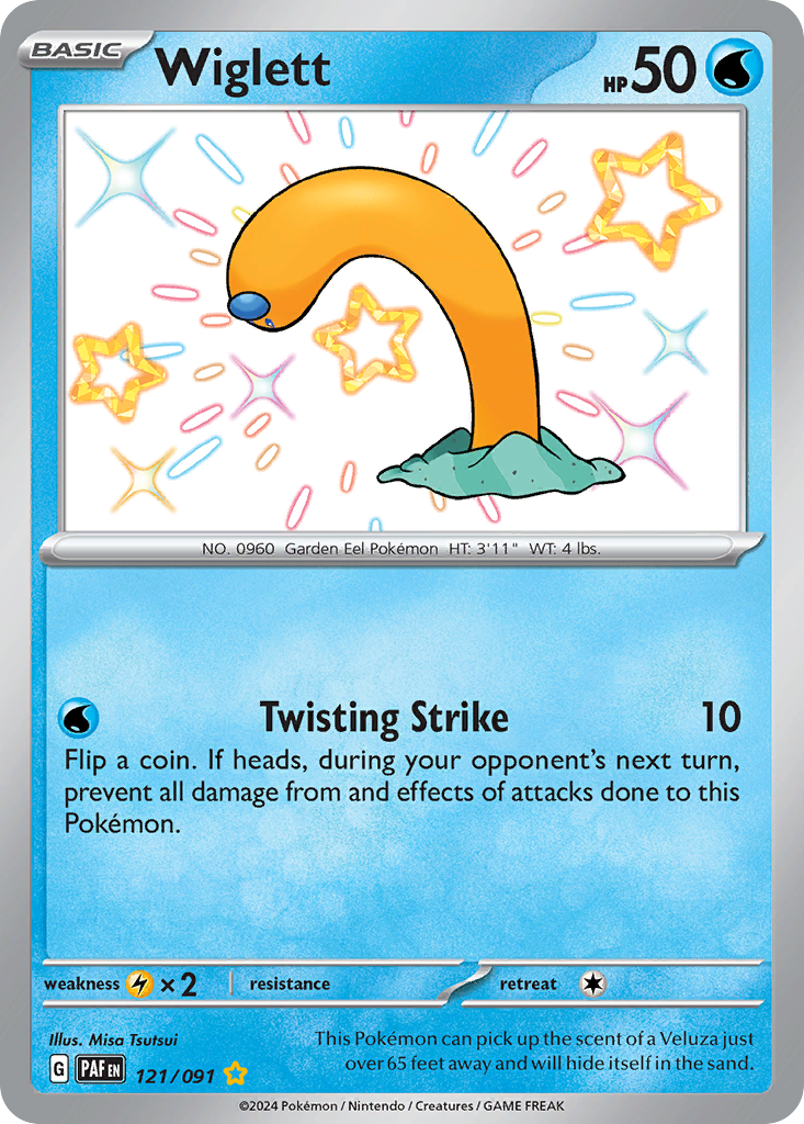 Wiglett #121 Paldean Fates