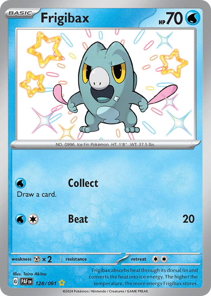 Frigibax #128 Paldean Fates