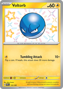 Voltorb #133 Paldean Fates