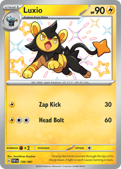 Luxio #136 Paldean Fates