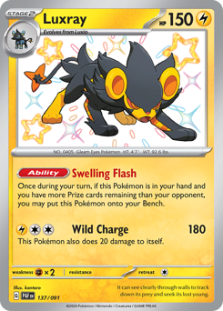 Luxray #137 Paldean Fates