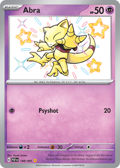Abra #148 Paldean Fates