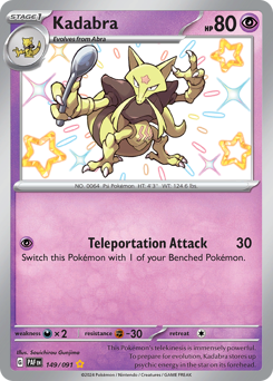 Kadabra #149 Paldean Fates