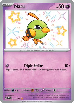 Natu #151 Paldean Fates