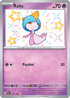 Ralts #153 Paldean Fates