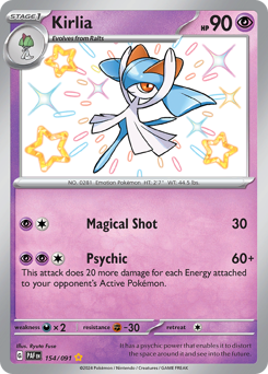 Kirlia #154 Paldean Fates