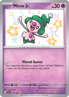 Mime Jr. #157 Paldean Fates