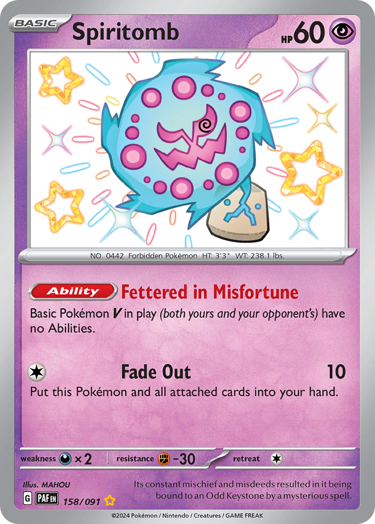 Spiritomb #158 Paldean Fates