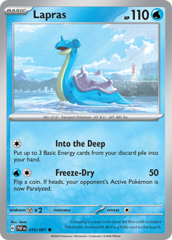 Lapras #16 Paldean Fates
