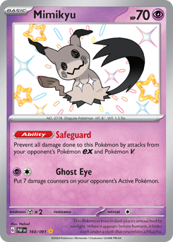 Mimikyu #160 Paldean Fates