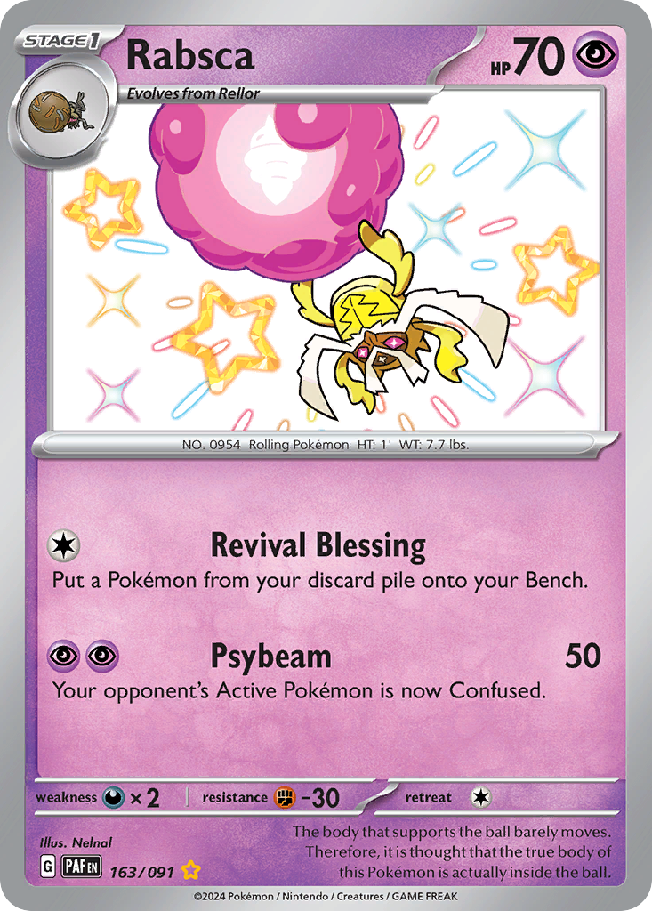 Rabsca #163 Paldean Fates