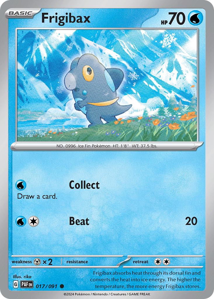 Frigibax #17 Paldean Fates