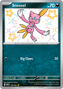 Sneasel #182 Paldean Fates