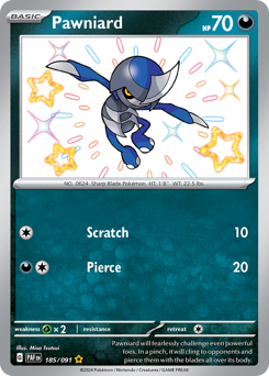 Pawniard #185 Paldean Fates