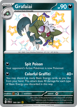 Grafaiai #190 Paldean Fates