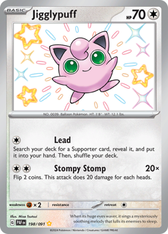 Jigglypuff #198 Paldean Fates