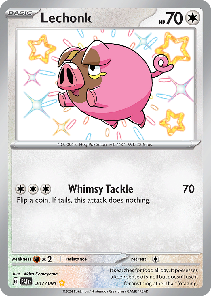 Lechonk #207 Paldean Fates