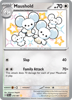 Maushold #210 Paldean Fates