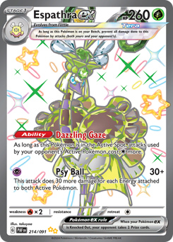 Espathra ex #214 Paldean Fates