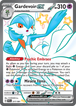 Gardevoir ex #217 Paldean Fates