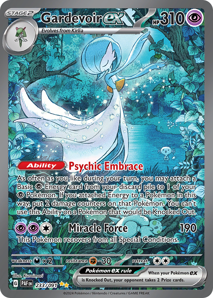 Gardevoir ex #233 Paldean Fates