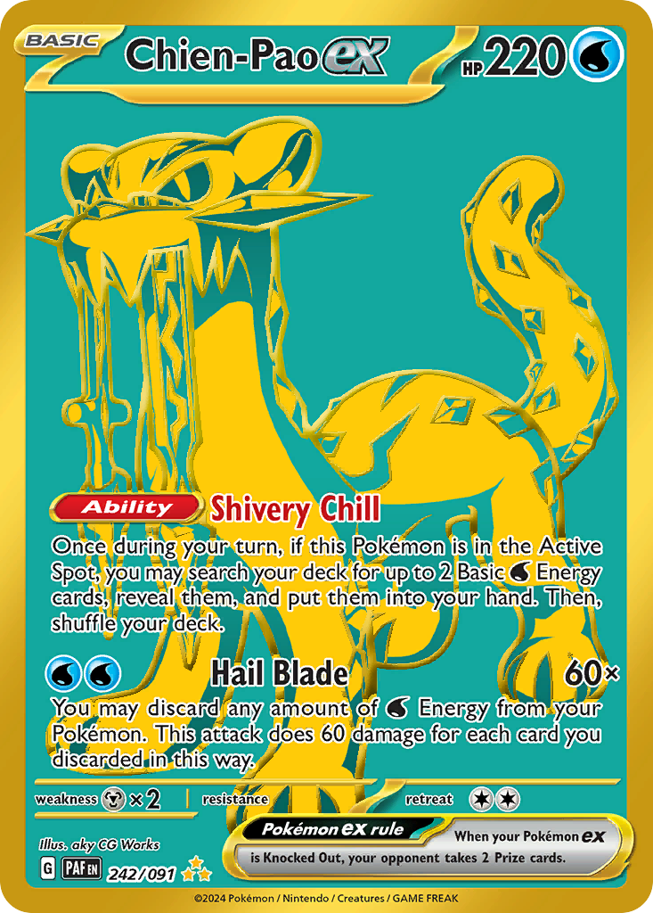 Chien-Pao ex #242 Paldean Fates