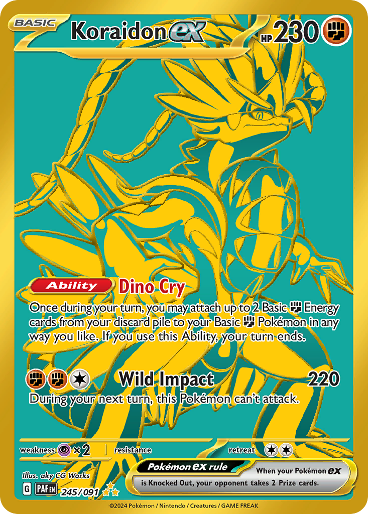 Koraidon ex #245 Paldean Fates