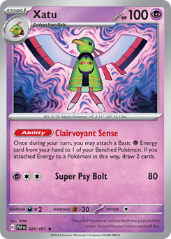 Xatu #26 Paldean Fates