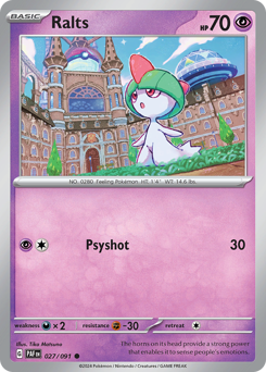 Ralts #27 Paldean Fates