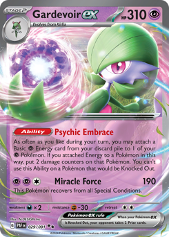 Gardevoir ex #29 Paldean Fates