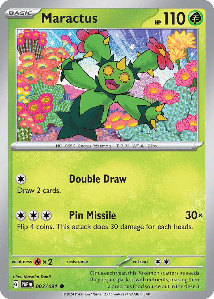 Maractus #3 Paldean Fates