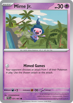 Mime Jr. #31 Paldean Fates