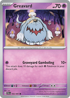 Greavard #42 Paldean Fates