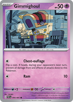 Gimmighoul #44 Paldean Fates