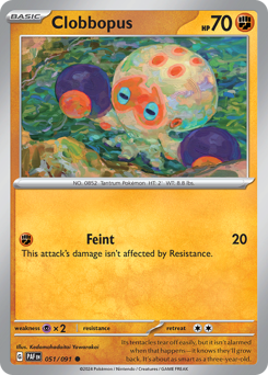 Clobbopus #51 Paldean Fates