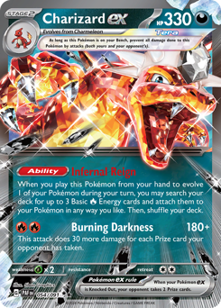 Charizard ex #54 Paldean Fates