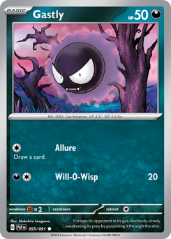 Gastly #55 Paldean Fates