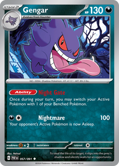 Gengar #57 Paldean Fates