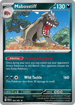 Mabosstiff #63 Paldean Fates