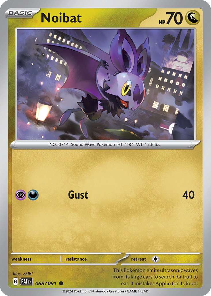 Noibat #68 Paldean Fates