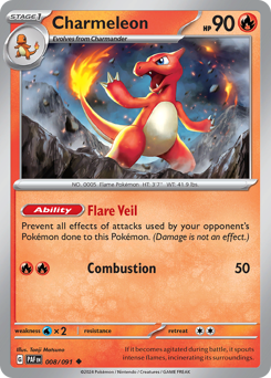 Charmeleon #8 Paldean Fates