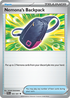 Nemona's Backpack #83 Paldean Fates