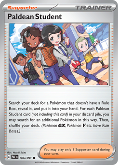 Paldean Student #86 Paldean Fates