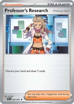 Professor's Research #87 Paldean Fates