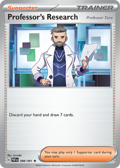 Professor's Research #88 Paldean Fates