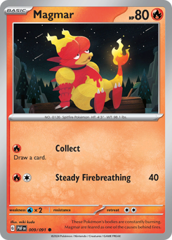 Magmar #9 Paldean Fates